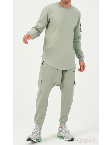 Ensemble Sniper Vert Amande - Qaba'Il