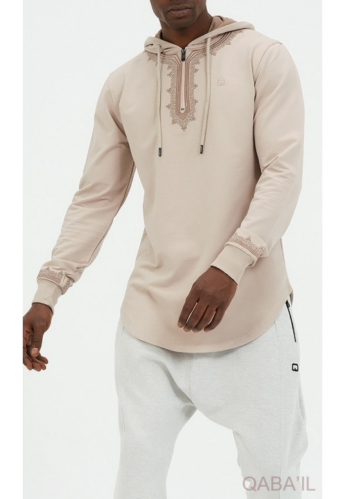 Sweat Etniz Beige - Qaba'Il 2