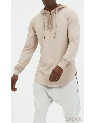 Sweat Etniz Beige - Qaba'Il