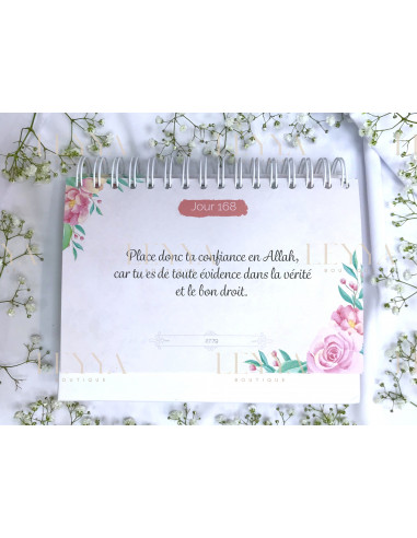 365 Rappels Coraniques Blanc & Rose