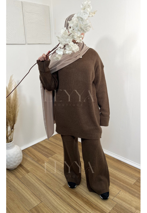 Ensemble Souad - marron