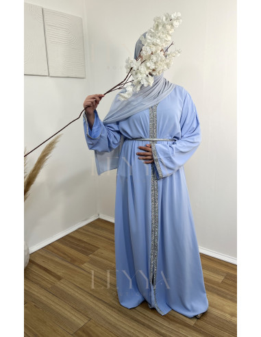 Abaya Sarah - bleu clair