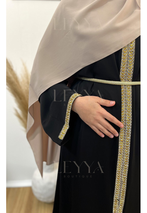 Abaya Sarah - noir 2