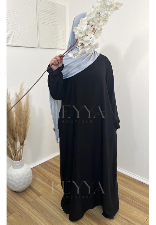 Abaya Amina - noir