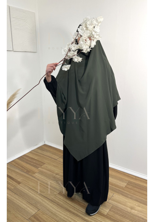 Khimar long - kaki 2