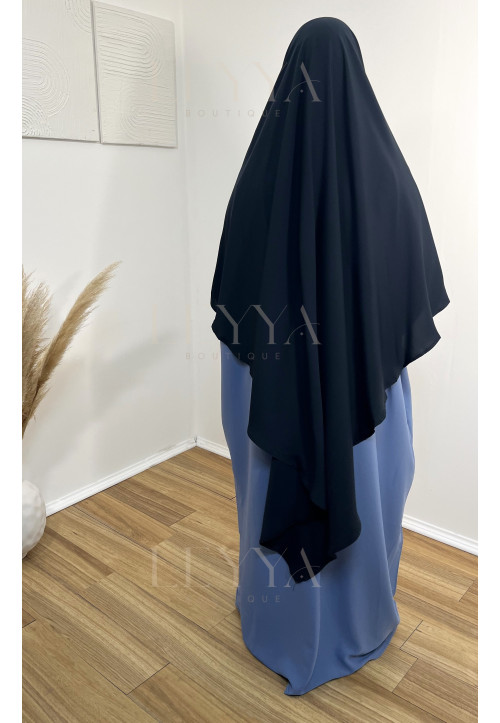 Khimar long - bleu nuit