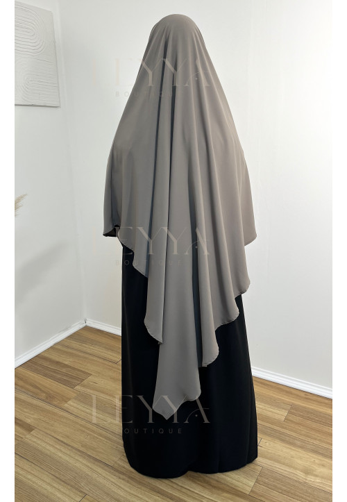 Khimar long - taupe