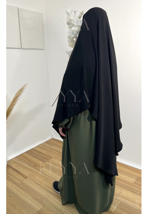 Khimar long - noir 2