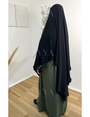Khimar long - noir