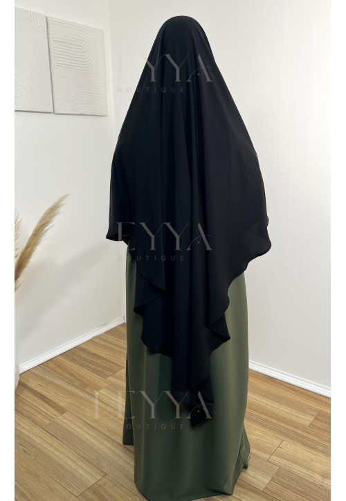 Khimar long - noir