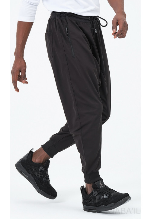 Sarouel Léger Noir - Qaba'Il