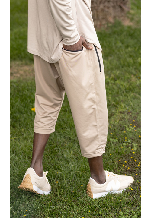 Pantacourt léger Beige -... 2