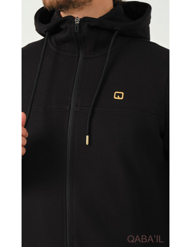 Ensemble Jacket Relaxed Noir - Qaba'Il