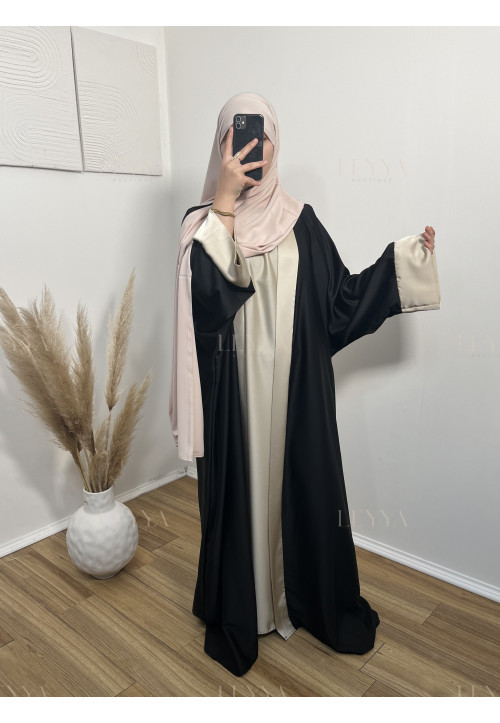 Ensemble Satiné Inaya - Noir 2